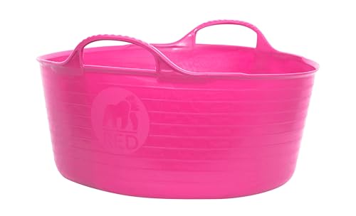 TubTrug SP15PK Shallow Pink Flex Tub, 15 Liter - color: Pink, size: 15 L