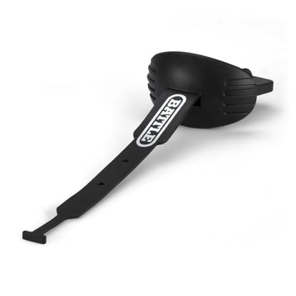 Battle Speed Football Mouthguard with Strap, Black | Maximum protection for safe secure fit, Built-in airflow channels, No boiling required, Advanced composite material - color: Black