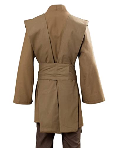 GOLDSTITCH 남성용 튜닉 로브 나이트 팬시 쿨 코스프레 코스튬 - color: 브라운(튜닉), size: XXL