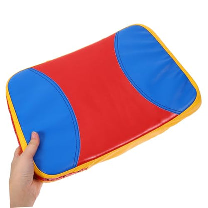 Curved Taekwondo Kick Pad Size S with Handle and Straps for Fans | PU Leather, Epe Core, Lightweight, Portable, Grasp Shield, Side Kick Target, Martial Art Training Use