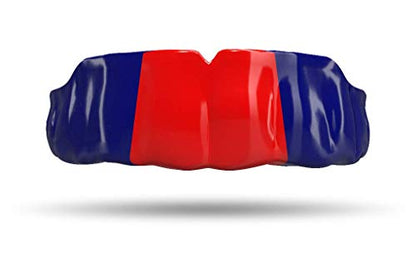 Impact Custom Professional MMA/Boxing/Muay Thai Mouthguard -Flag Series - color: Blue/Red/Blue