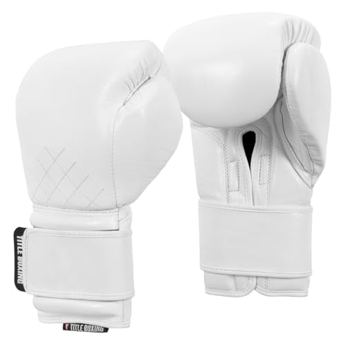 Title Boxing Ko-Vert Training Boxing Gloves - color: White, size: 14 oz