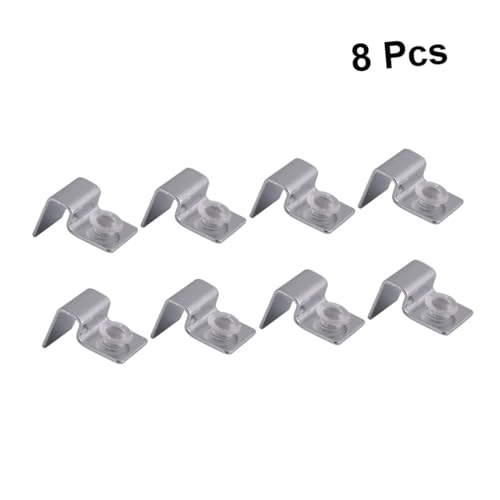 8Pcs Stainless Steel Fish Tank Support Bracket for Aquarium Covers Practical Rack Holder for Fish Tank Safety