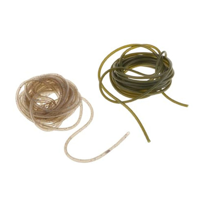 flexiable rubber Hair Rig Lines Aligner Connector Protect Knots Rig Terminal Tackles Accessory 2 Meter Soft Rubber Carp Fishing Hook Sleeve Tube drain elastic (Color : Green)