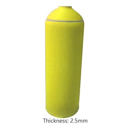 Scuba Diving Tank Neoprene Cover, Dive Cylinder Sleeve for Standard Aluminum or Steel Tanks, Protective Wrap with Cotton Lining - color: Yellow