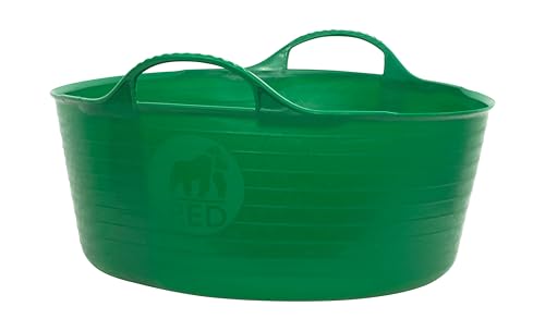 TubTrug SP15G Shallow Green Flex Tub, 15 Liter - color: Green, size: 15 L