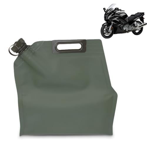 Agatige Fuel Bag for Gasoline, TPU Leakproof Portable Handheld Vehicle Oil Transfer Bag Gasoline Container for Drivers Motorcycles SUVs Road Trips (10L) - style: 10l