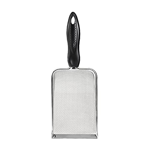 Scoops Terrarium Bedding Substrate Sand Sifter 2mm Stainless Steel Fine Mesh Small Pet Cage Shovel Scooper for Bedding Bearded Dragon Scoops