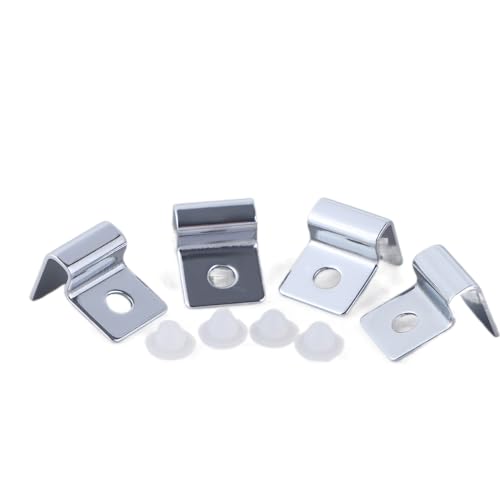 Leadigol 8PCS Fish Tank Brackets,Glass Lid Clips Aquarium Cover Holder Aquarium Cover Holder Replacement Support Holder