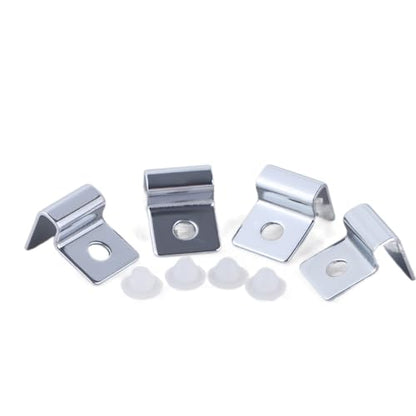 Leadigol 8PCS Fish Tank Brackets,Glass Lid Clips Aquarium Cover Holder Aquarium Cover Holder Replacement Support Holder