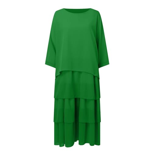Prayer Clothes for Muslim Women One-Piece Long Sleeve Islamic Prayer Dress O Neck Slim Fit Maxi Dress Dress - color: Green, size: Small