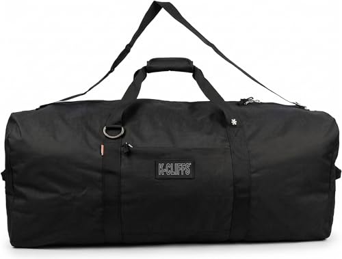 Heavy Duty Cargo Duffel Large Sport Gear Drum Set Equipment Hardware Travel Bag Rooftop Rack Bag - color: Black, size: 21" x 10" x 9"