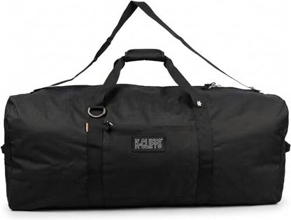 Heavy Duty Cargo Duffel Large Sport Gear Drum Set Equipment Hardware Travel Bag Rooftop Rack Bag - color: Black, size: 24" x 12" x 12"