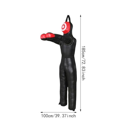 DYNWAVE MMA Grappling Dummy Jiu Punching Bag Unfilled Judo MMA Kick Boxing Boxing Equipment, Wrestling Punch Bag Judo Dummy Bag