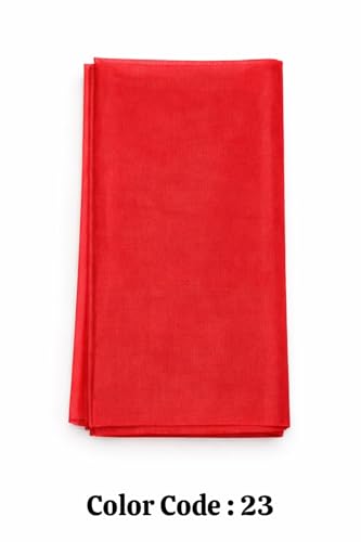 Turban For Men (156 Inches) Long Cloth – Muslim, Sikh, Punjabi Headwrap | For Prayer, Festivals & Special Occasions - color: Red