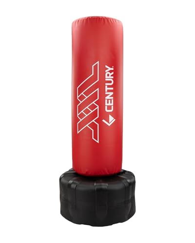 Century Wavemaster XXL | Freestanding Punching Bag with Base | Heavy Bag Boxing Martial Arts Kickboxing Bag | Optimal Strength and Cardio Training Bag - color: Red