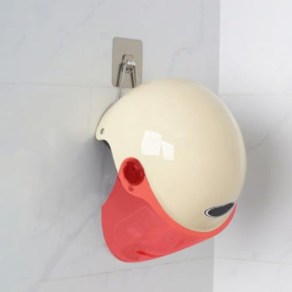 VOSAREA Helmet Wall Hook Self-Adhesive Motorcycle Helmet Storage Rack Wall-Mounted Holder for Safe and Convenient