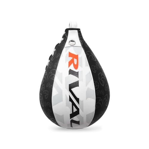 RIVAL Boxing Balanced 9" x 6" Speed Bag, Durable Construction, Resistant Bladder - color: Black