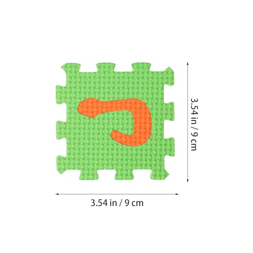 ERINGOGO 36pcs Arabic Mats Numbers Foam Puzzle Foam Playmat for Babies Baby Crawling Toys Puzzle Play ABC Kids s Arabic Letter Eva Child Floor Brick