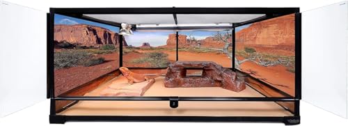 Carolina Custom Cages, 36Lx24Wx18H Large Deep Terrarium; Easy Assembly - size: 36Lx24Wx18H