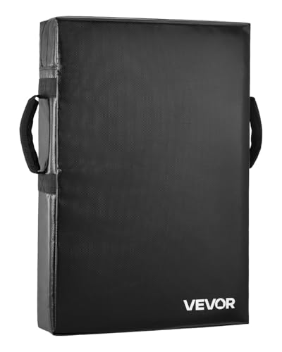 VEVOR PVC Step Over Dummy, High-Density Sponge Blocking Pad Equipment, Heavy Duty Tackle Dummies with Handles, Great for Footwork Drills Sports Training Practice - size: 1PC 24*16inch Blocking Pad