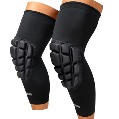 Frelaxy Wrestling Knee Pads, Padded Compression Sleeves for Men Women - size: XX-Large