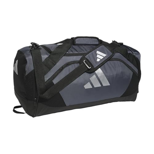 adidas Unisex Team Issue Sports Duffel Bag for Men and Women - color: Onix Grey/Black