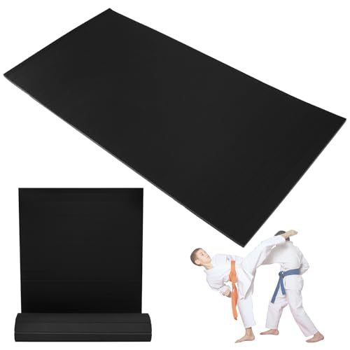 BJJ Jiu Jitsu Mats 118.11x59.06x1.18inch Indoor Gymnastics Track Exercise Mat with Non-Slip Surface for MMA Grappling Martial Arts Boxing