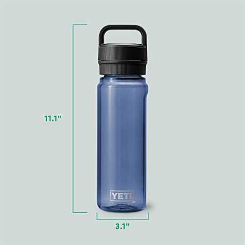 YETI Yonder Water Bottle with Yonder Chug Cap, Lightweight, Leakproof and BPA-Free - color: Navy, style: 25oz