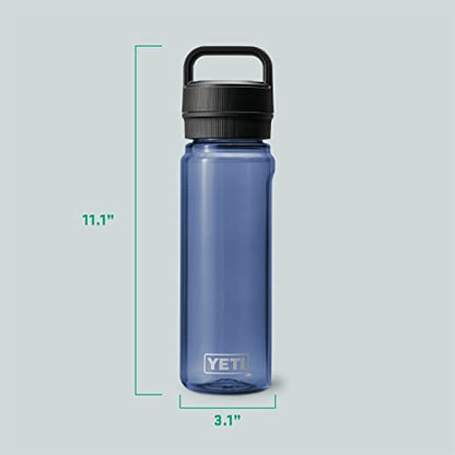YETI Yonder Water Bottle with Yonder Chug Cap, Lightweight, Leakproof and BPA-Free - color: Navy, style: 25oz