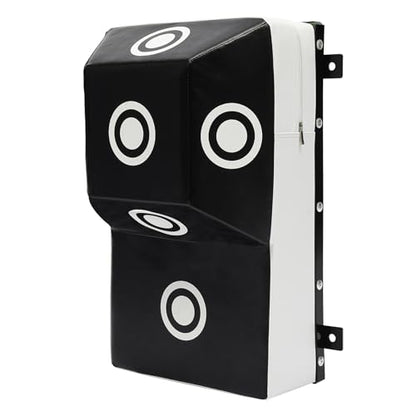 Wall Punching Bag, Black Wall Mount Uppercut Bag,Doorway Punching Bag,MMA Training Punching Target with Marking Points for Training Uppercuts Hooks Knees Elbows,90N Tear Resistance