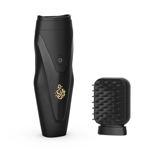 Rechargeable Arabian Electric Incense Burner, 2-in-1 Handheld Incense Comb, USB Electric Aroma Diffuser, Portable Fragrance Burner for Home, Travel, Muslim Ramadan Gift. (Black) - color: Black