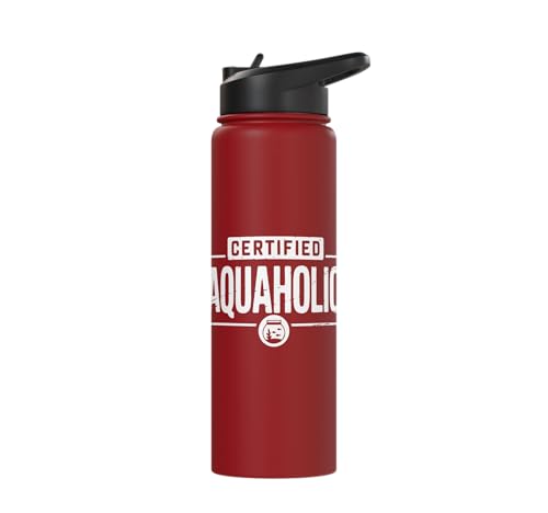 Aquarium Lover Fishkeeping Aquascape Aquarist Stainless Steel Insulated Water Bottle - color: Red