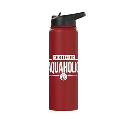 Aquarium Lover Fishkeeping Aquascape Aquarist Stainless Steel Insulated Water Bottle - color: Red