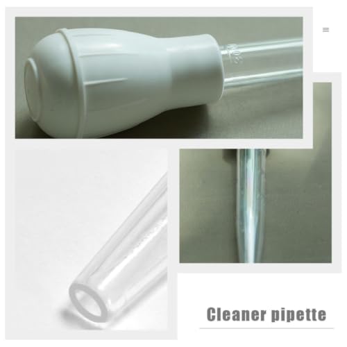 FOMIYES 3pcs Aquarium Clean Pipettes Water Changer for Small Fish Tank Plastic Dropper with Scale for Cleaning Fish Tanks and Removing Waste