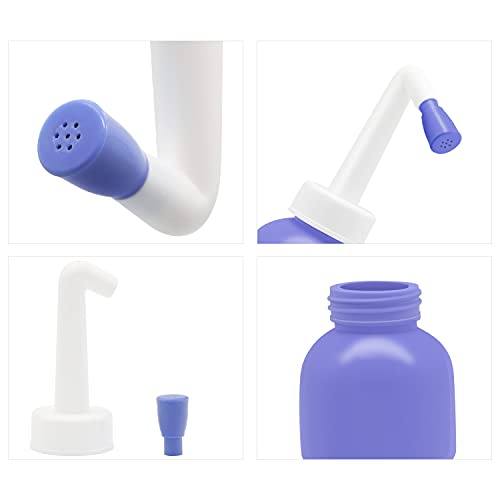 YumSur Portable Bidet Sprayer for Personal Hygiene, Pregnant Women Cleansing, Postpartum Clean, Handheld Travel Bidet with 450ML Water Capacity and Angled Nozzle Spray - style: Angled Nozzle Spray