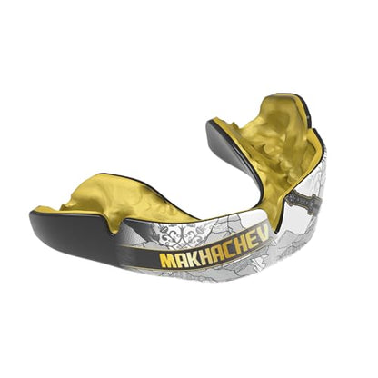 OPRO Official UFC Fighter Collection Islam Makhachev Instant Custom-Fit Mouthguard – Self-Fit Gum Shield for MMA, Boxing & Combat Sports - color: Islam Makhachev