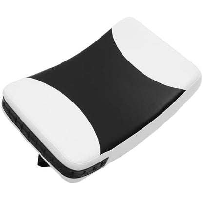 Ciieeo Taekwondo Kicking Pad Martial Arts Training Target Curved Handheld Strike Shield Large Black White for Karate Muay Thai Kickboxing Practice