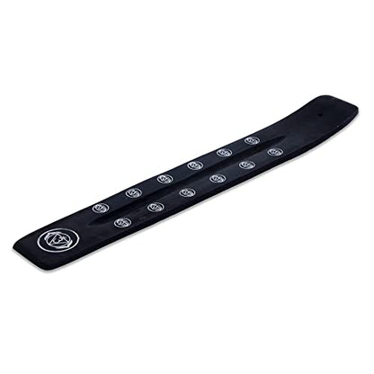 Bless-International Traditional-Handmade-Burner Wooden-Incense-Stick-Holder Ash-Catcher-Stand for-Aromatherapy-Meditation-Yoga (Black Strength) 10 Inches, Pack of 1 - color: Black Strength,10 Inch, size: One Holder