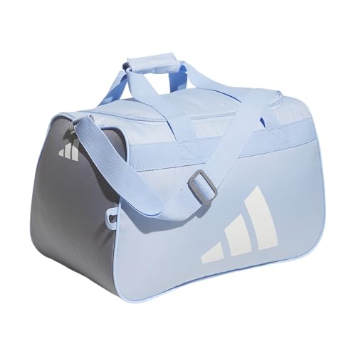 adidas Power Gym Bag – Lightweight Small Duffel - color: Glow Blue/White/Grey Three