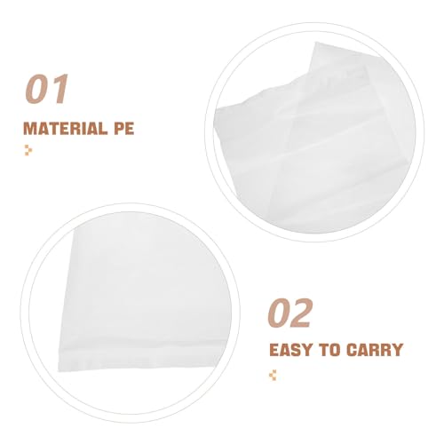 50pcs Clear Plastic Packaging Bags for Ornamental Fish Transparent Poly Bags for Secure Shipping and Storage and Leak-resistant for Aquarium and Pet Supplies