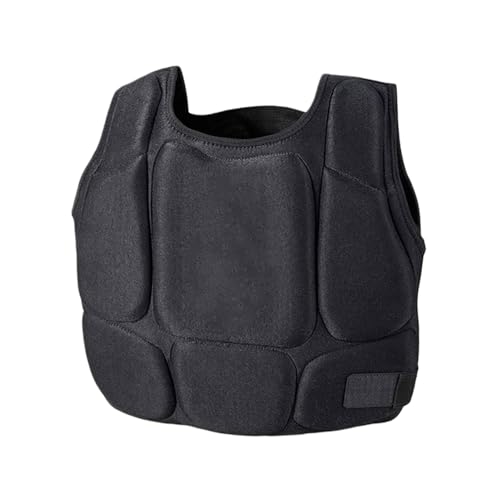 Martial Arts Chest Guard Heavy Duty Foam Padding Body Protector Fit for Adult Sparring Shock Absorbing Karate Taekwondo Gear Adjustable Straps Ventilated Polyester - size: XX-Large