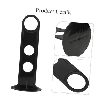 POPETPOP 10 Pcs Logo Dish Rack Sign Disc Cones Racks Football Training Cones Holders Disc Cone Racks Mark Disk - color: Blackx3pcs, size: 19.50X8.00X8.00CMx3pcs