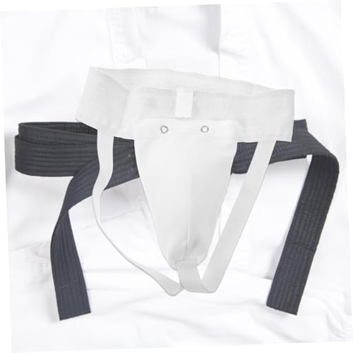 Breathable Groin Protector Guard Comfortable Crotch Guard for Boxing Taekwondo Karate Wear-Resistant Moisture-Wicking for Outdoor Sports Fitness Activities