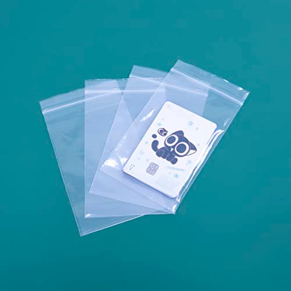 iMailer - 100 Count - 3" x 5" Small Plastic Bags- Reclosable Zip Bags 2 Mil with Lock Seal Zipper for Treats, Snack, Photo, Jewelry, Party Favors - size: 3" x 5"