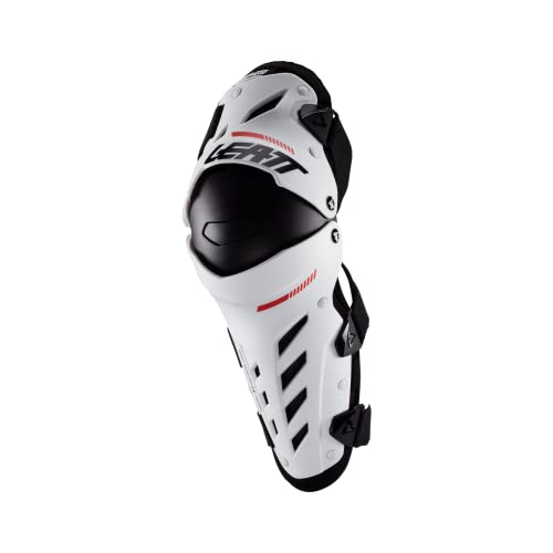 Leatt 2022 Dual Axis Knee Guards (Large/X-Large) (White) - color: White, size: Large/X-Large