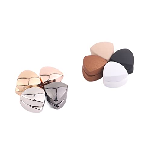 12PCS Pinless Hijab Magnets,triangle Hijab Magnetic Pins Buttons Fasteners For Women Hijabs Scarves Clothes - color: B-rose Gold