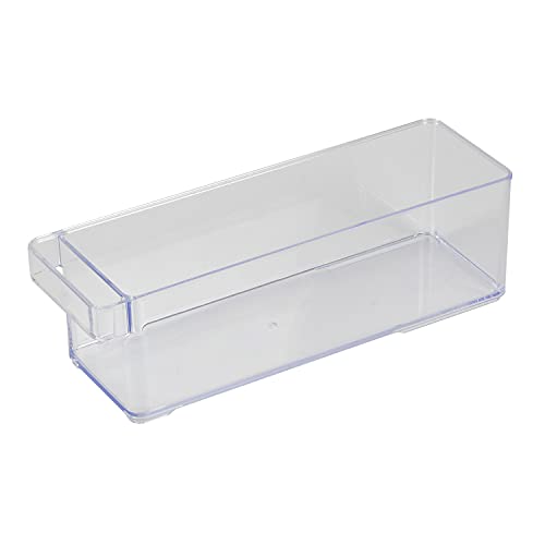 Liberty LD-213 Style Storage Refrigerator Room Tray Deep Slim Storage, Clear Blue
