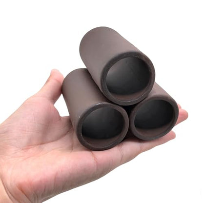 M2cbridge Ceramic Shrimp Dome Hide Shelters Swim Holes Shrimp Habitat Breeding Tube (2PCS Purple Pipe) - color: 2pcs Purple Pipe