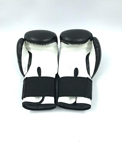 Boxing Gloves Black Kickboxing, Grappling, Fighting, Muay Thai Training Boxing Bag Gloves, Punch Bags and Focus Pads Punching Plain-Blank Vinyl Gloves No Logo - size: 16oz